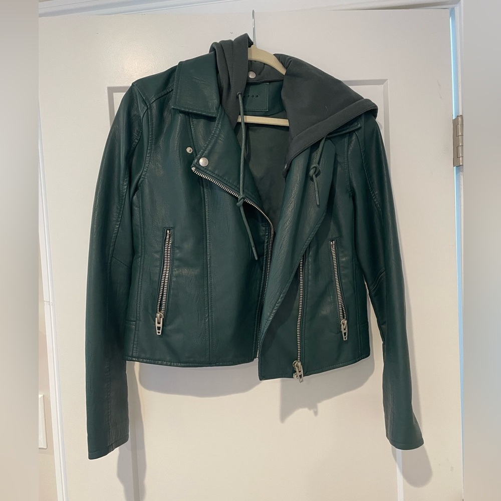 BLANKNYC Meant to Be Moro Jacket with Removable Hood Size Small